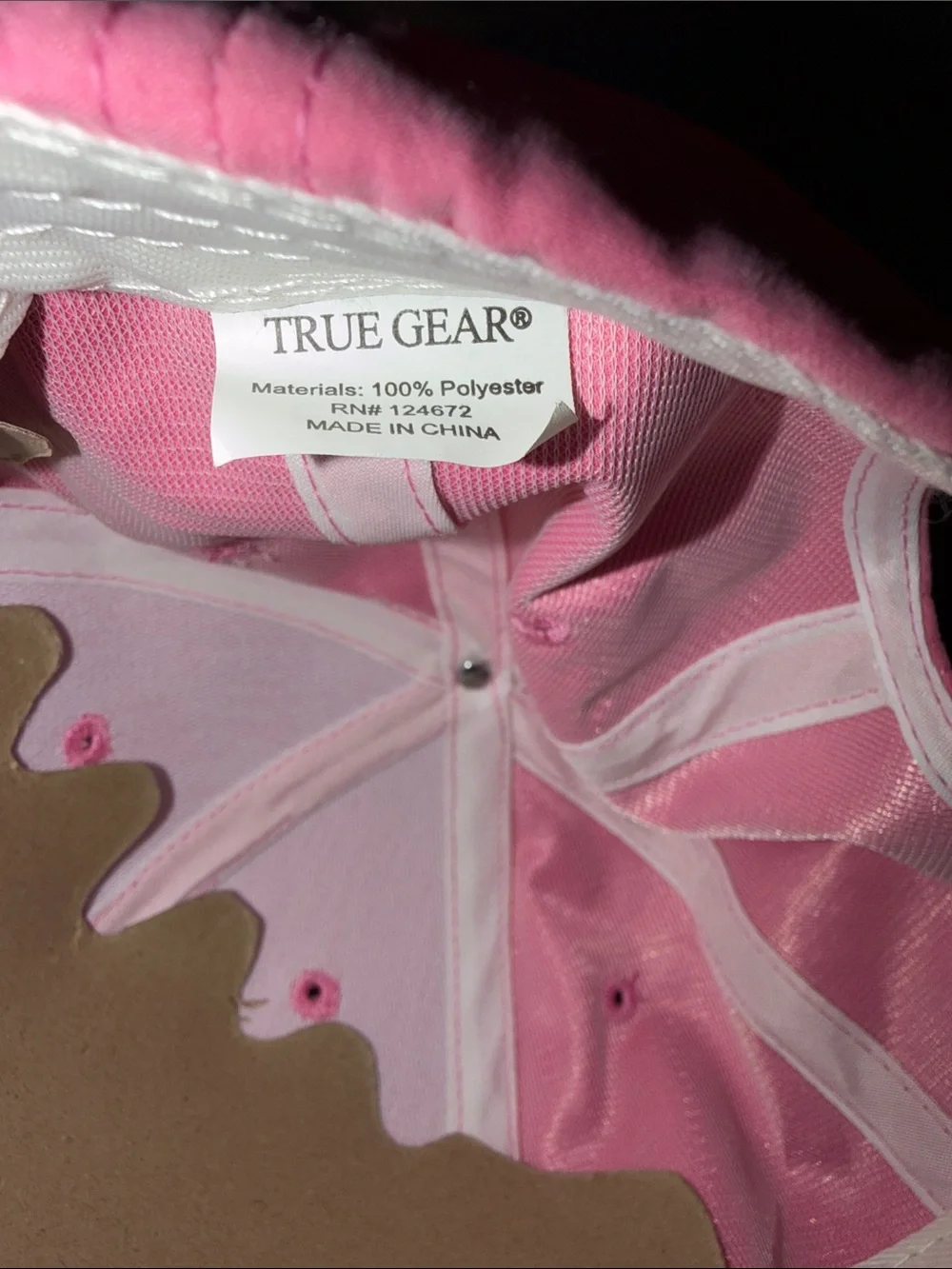 NWT Pink Ribbon Baseball Cap - Solid Pink